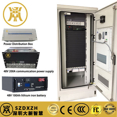 32U Outdoor Power Cabinet Integrierte Strombox mit eingebetteter Schaltvorrichtung und PDU
