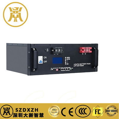 OEM 48V 100AH Lithium-Eisen Batterie Rack eingebettete Energiespeicherbatterie
